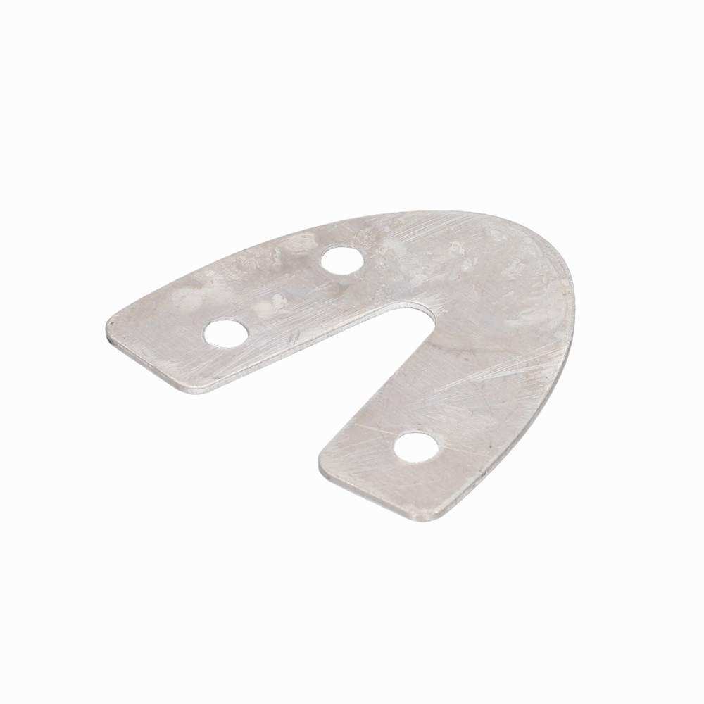 Door catch plate stainless righthand side